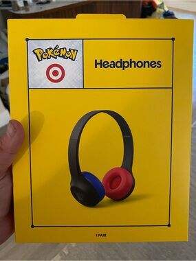 Pokemon x target on-ear limited edition headphones 30th anniversary BNWT